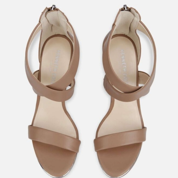 Kenneth Cole Brooke Cross High Heel Sandals-8.5 - Picture 5 of 9